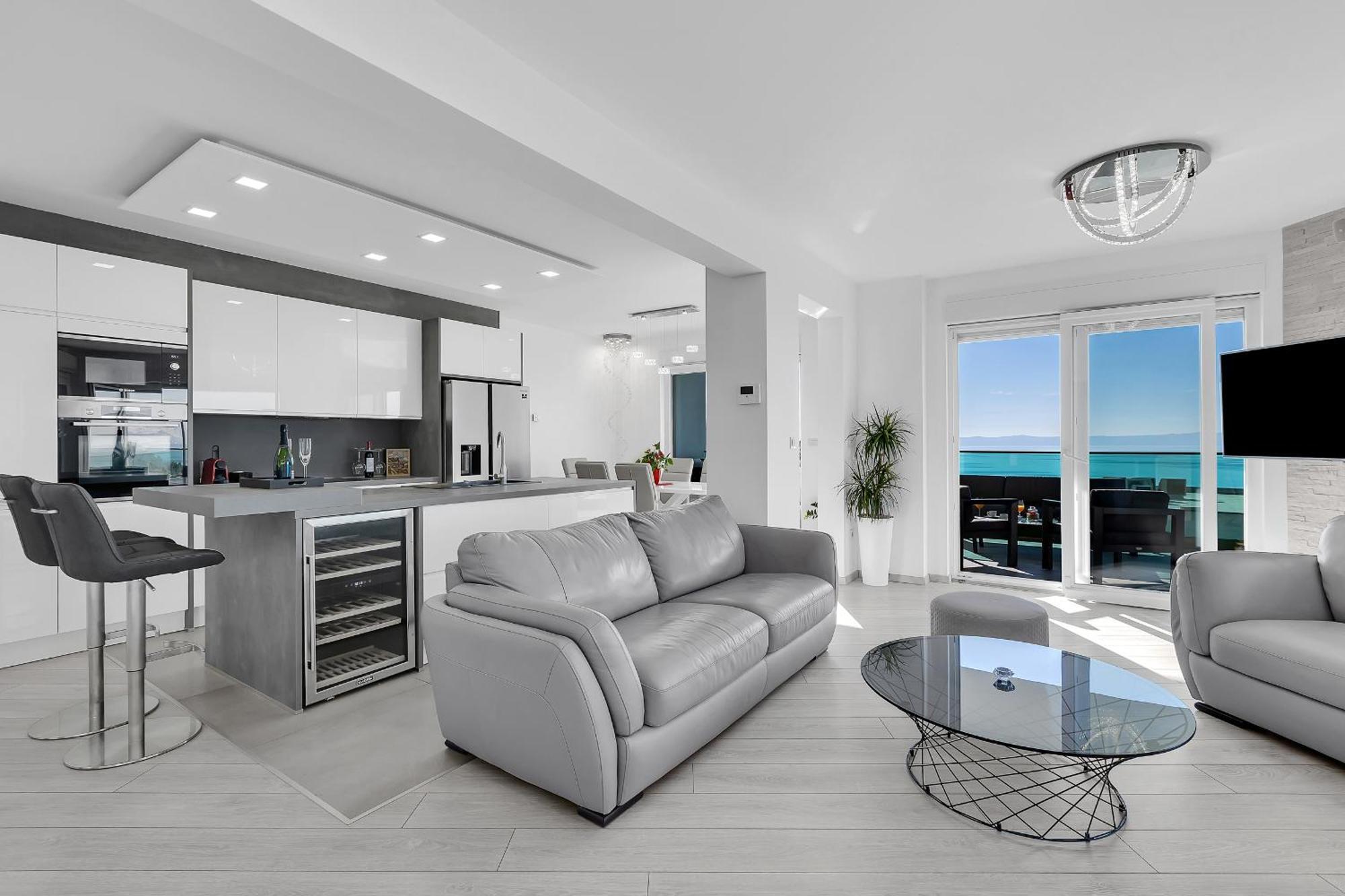 Exclusive Penthouse Big Blue With Private Jacuzzi Apartment Makarska Exterior photo